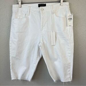 NWT Ideology White Denim Shorts Size 30
